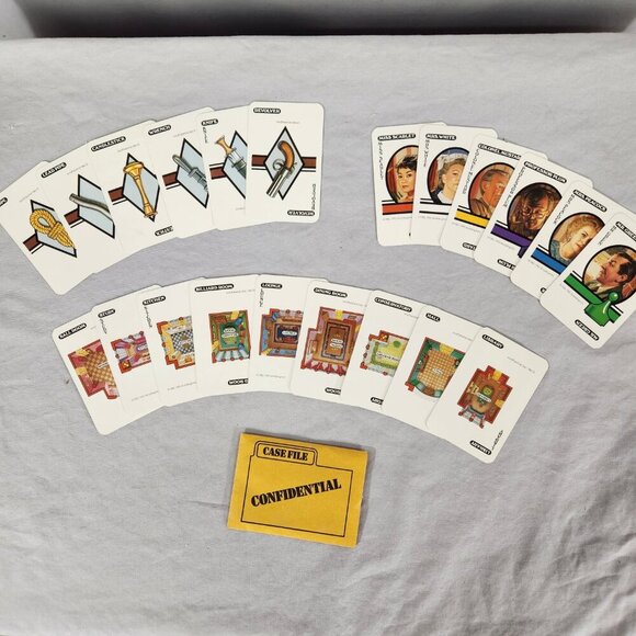 Vintage 1986 1992 Clue Classic Detective Board Game Parker Brothers Complete - Picture 4 of 13